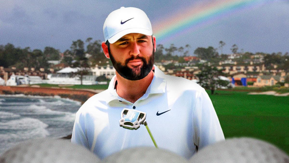 Scottie Scheffler at Pebble Beach PGA Tour