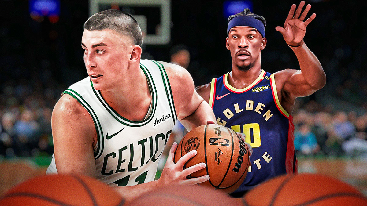 Payton Pritchard and Jimmy Butler