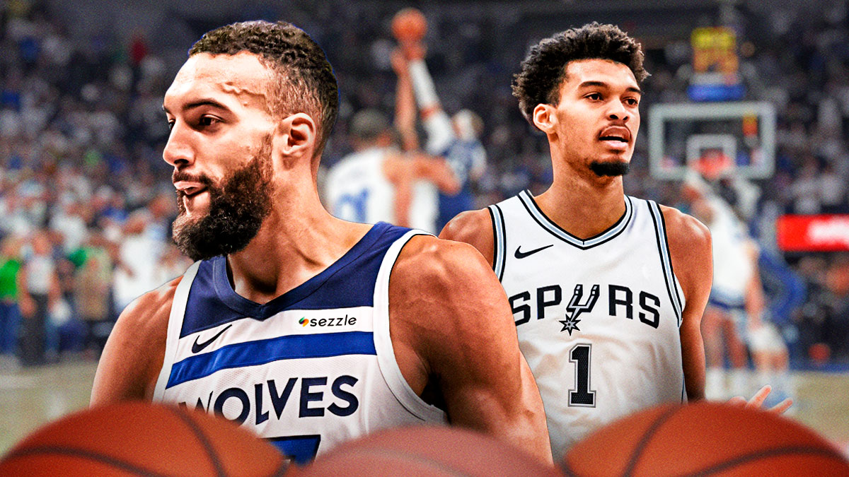 Rudy Gobert and Victor Wembanyama