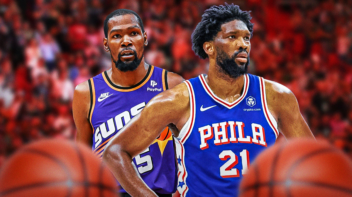 Kevin Durant and Joel Embiid