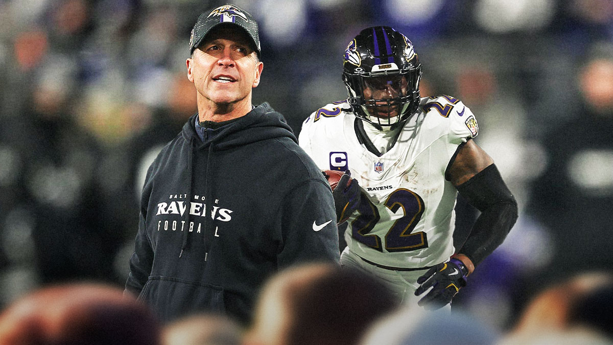 Ravens' John Harbaugh gets 100% real about Derrick Henry's usage vs. Bills