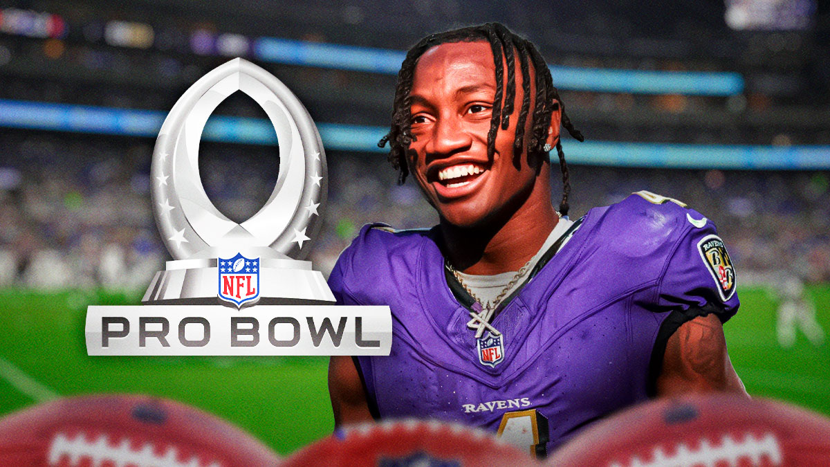 Zay Flowers, NFL Pro Bowl logo.
