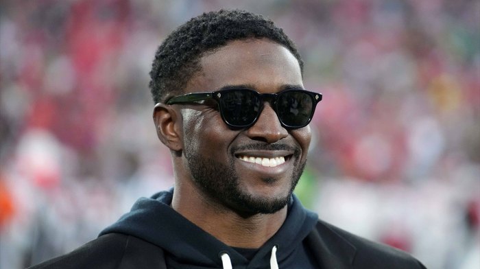Southern California Trojans former running back and Rose Bowl Hall of Fame inductee Reggie Bush during a CFP Quarterfinal at Rose Bowl Stadium.