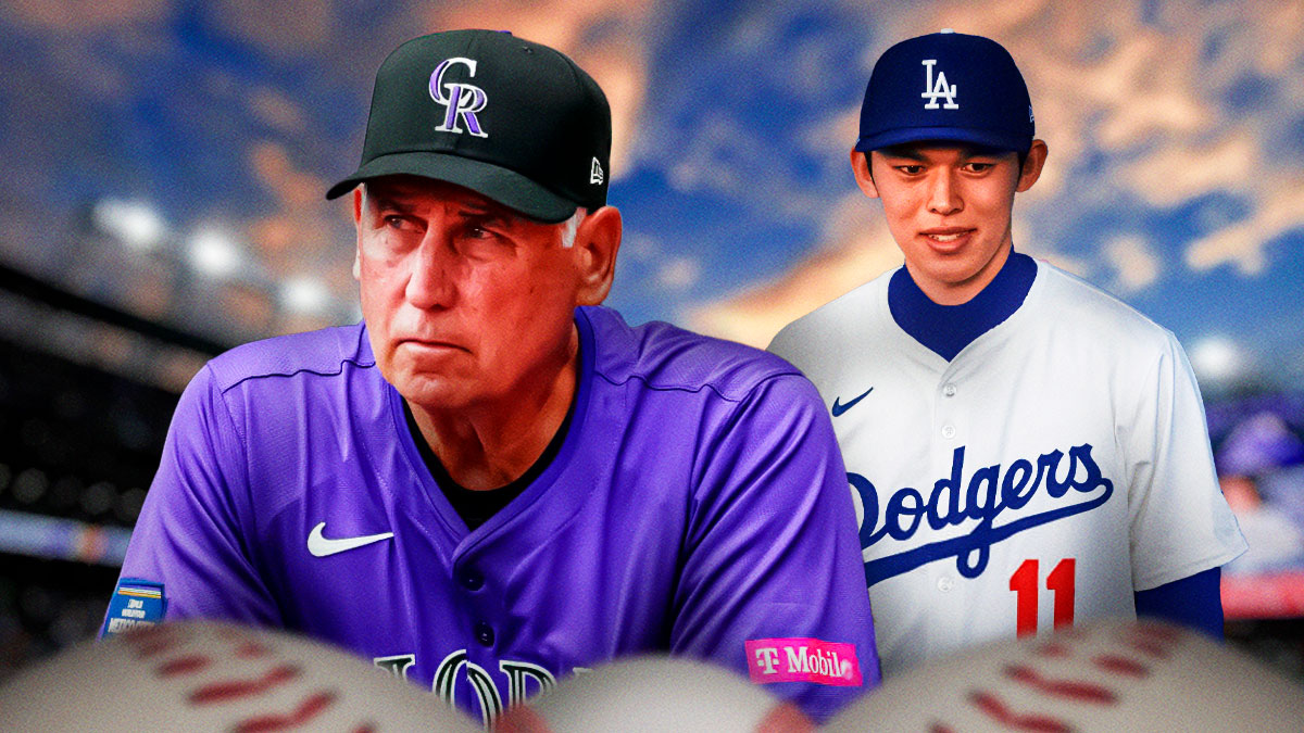 Bud Black in a Rockies uniform. Roki Sasaki in a Dodgers uniform.