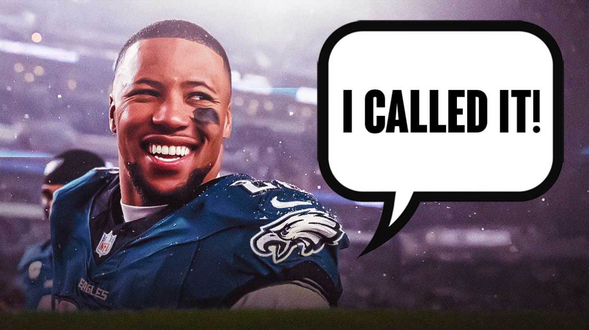 Eagles RB Saquon Barkley shared a big revelation about his 78-yard touchdown against the Rams.