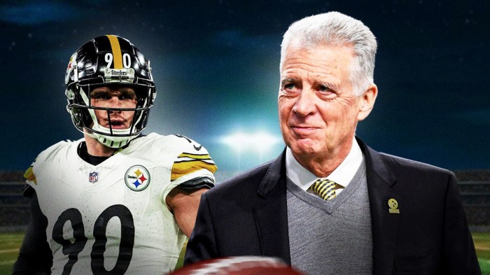 Steelers' Art Rooney II and TJ Watt