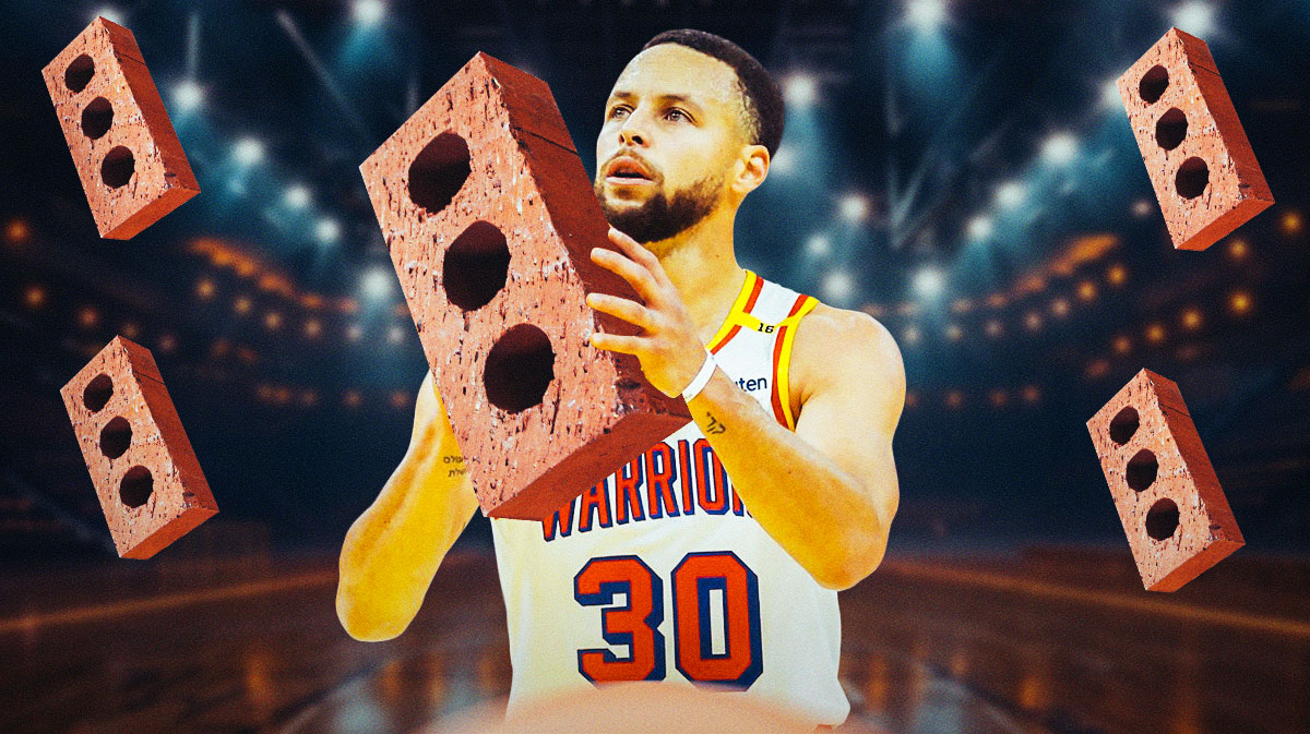 Warriors' Stephen Curry shooting bricks