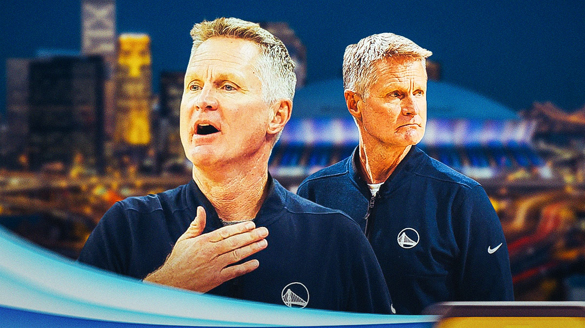 Warriors head coach Steve Kerr on the New Orleans terror attack with the New Orleans skyline in the background