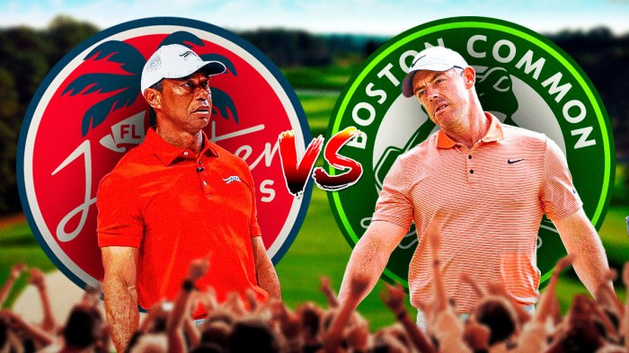 TGL prediction, odds, pick, Tiger Woods Rory McIlory, Jupiter Links GC Boston Common Golf