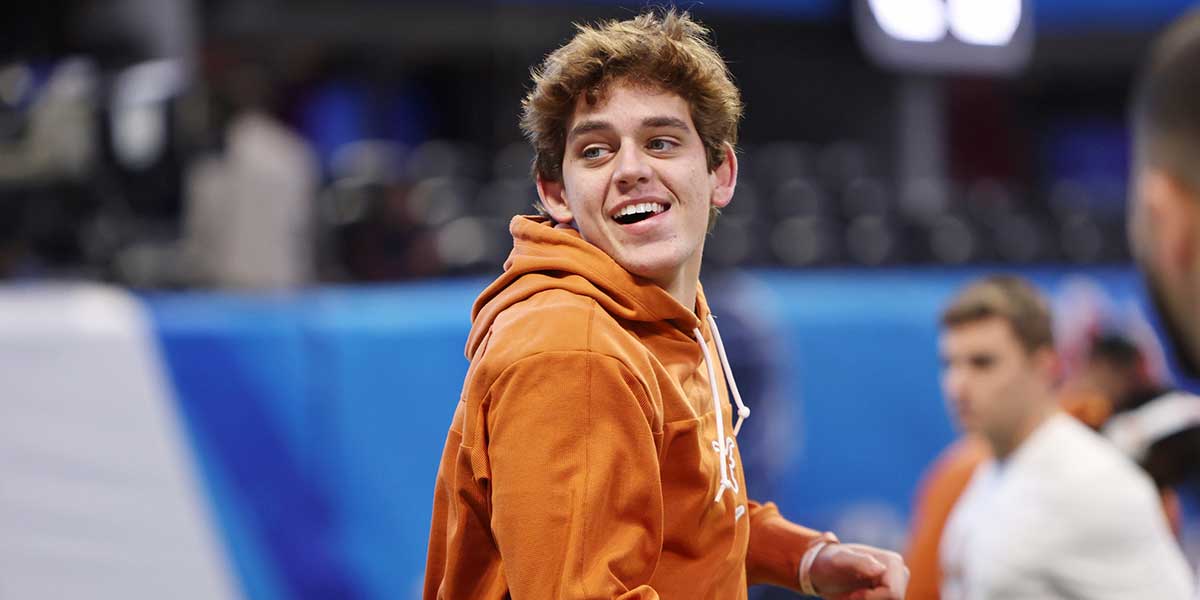 Texas football quarterback Arch Manning