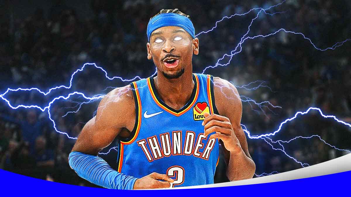 Thunder's Shai Gilgeous-Alexander glowing like Thor
