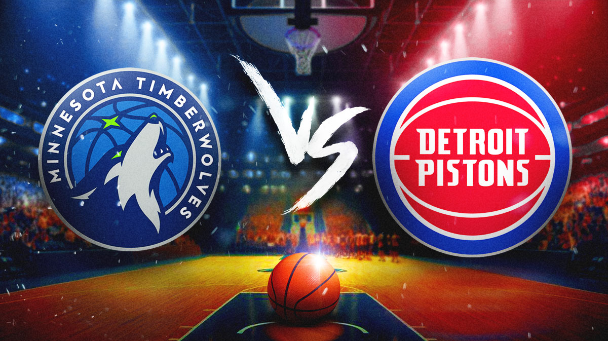 Timberwolves Pistons prediction, NBA odds