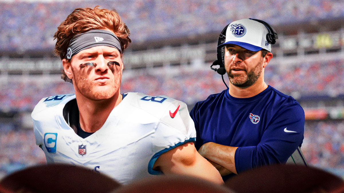 Titans Brian Callahan and Titans Will Levis