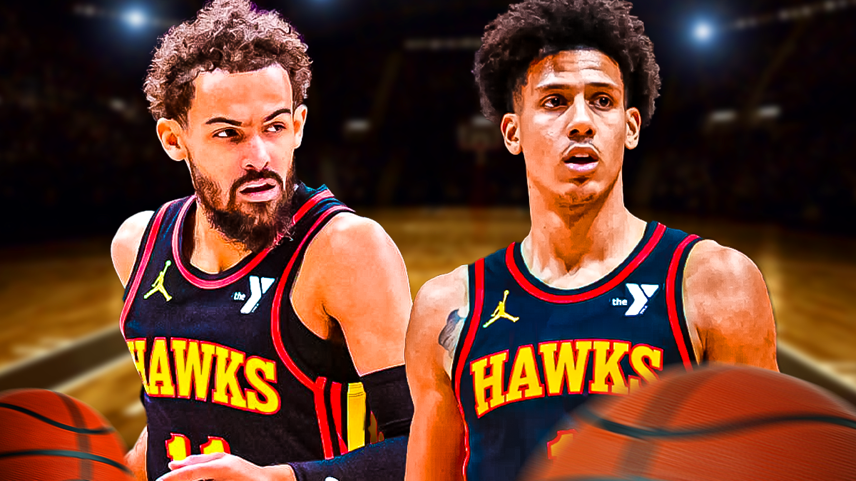 Trae Young and Jalen Johnson.