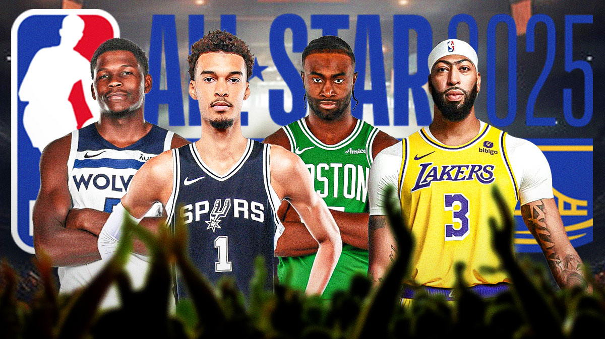 NBA All-Star with Victor Wembanyama, Anthony Edwards, Anthony Davis, and Jaylen Brown