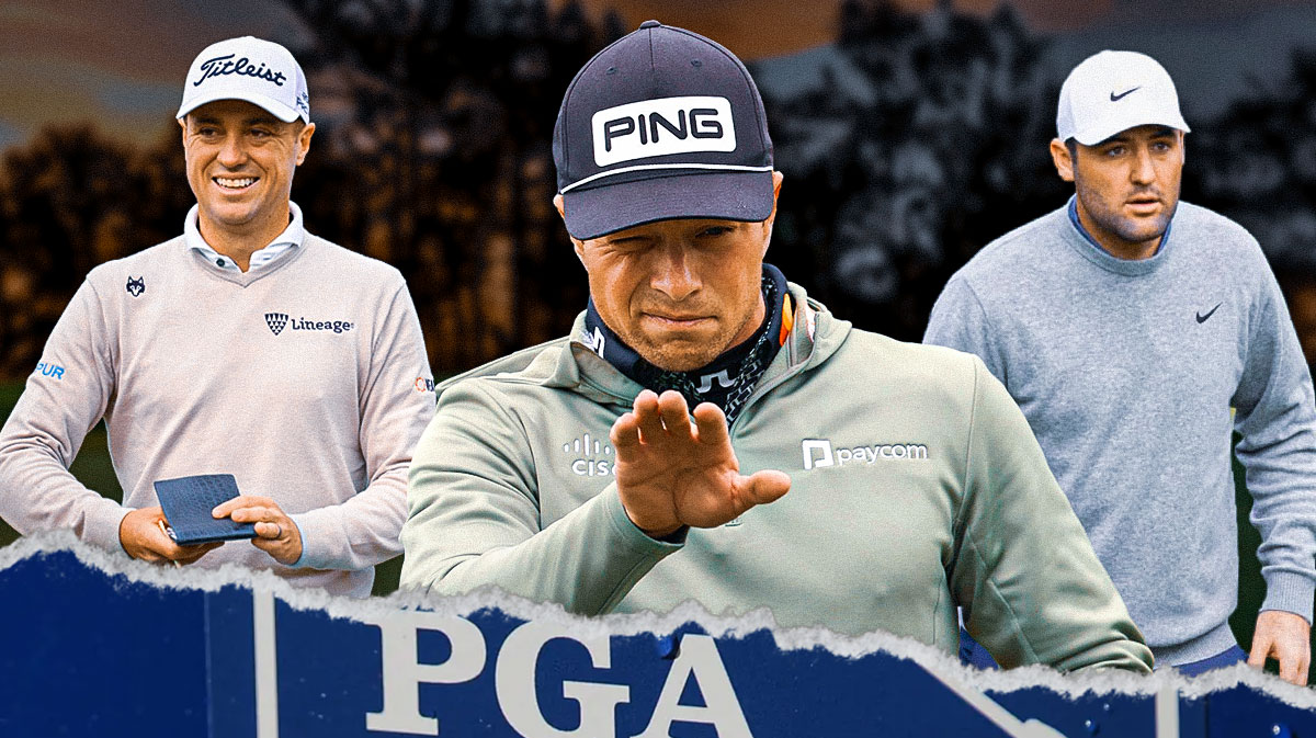 viktor hovland, scottie scheffler and justin thomas pga tour
