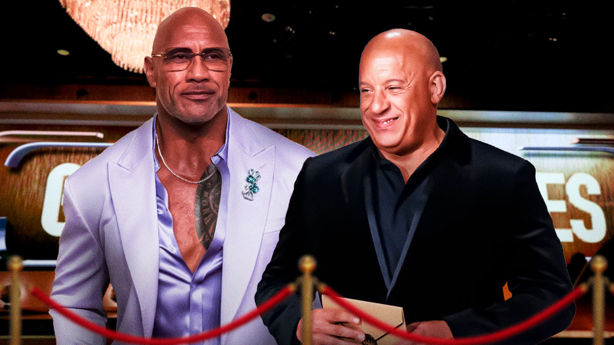 Vin Diesel's awkward Dwayne Johnson-Golden Globes moment goes viral