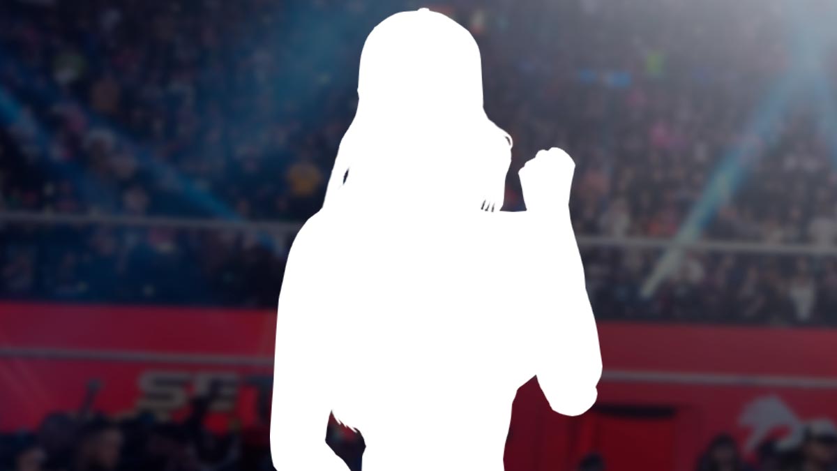 Silhouette of WWE Hall of Famer Nikki Bella, who may be making an in-ring return.