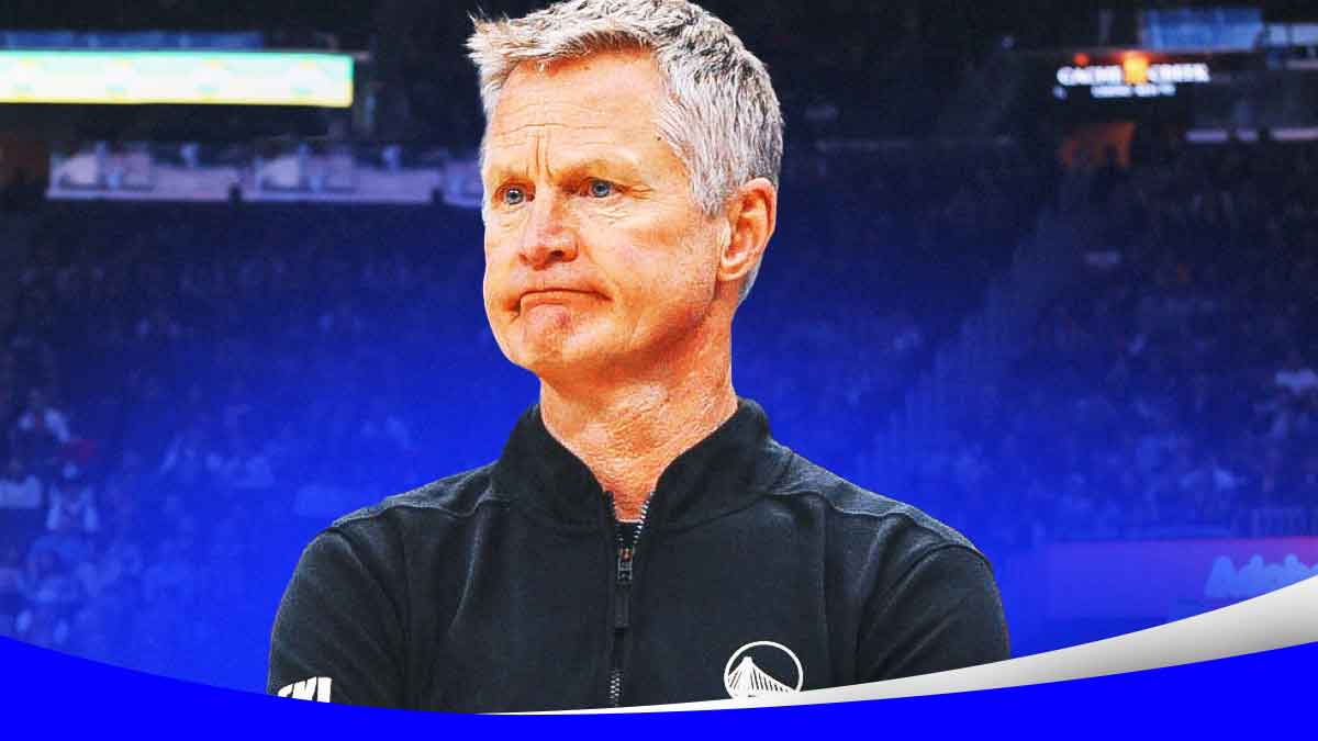 Warriors' Steve Kerr looking serious