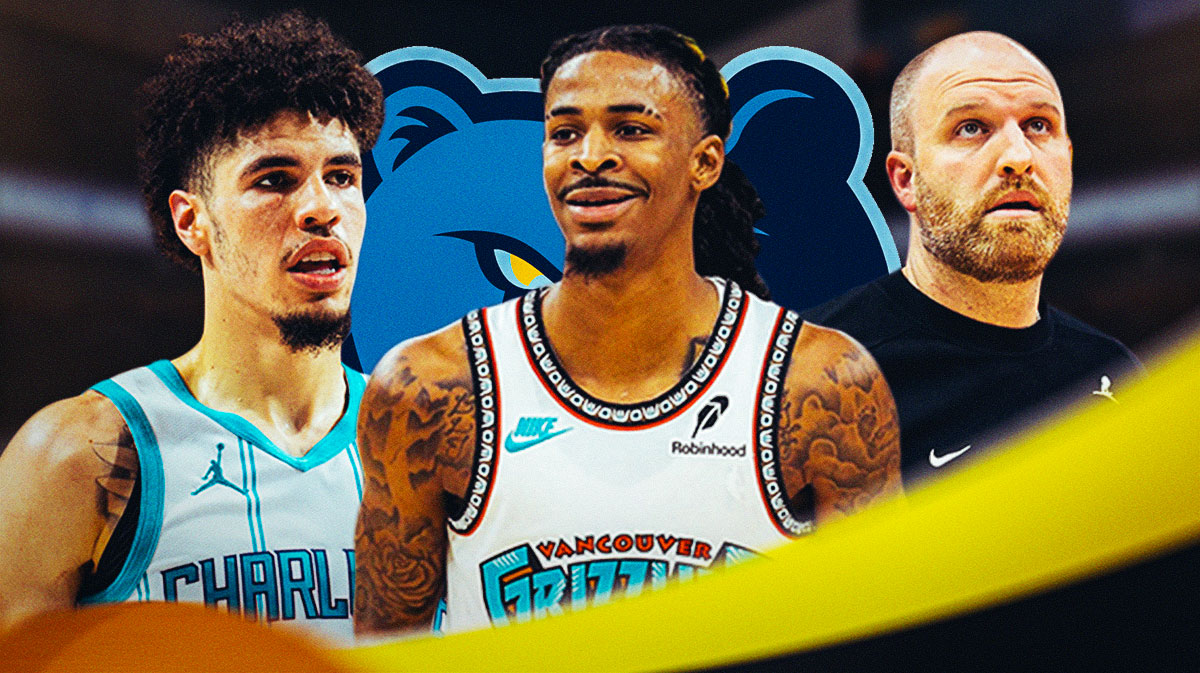 LaMelo Ball, Ja Morant, Taylor Jenkins, Grizzlies logo