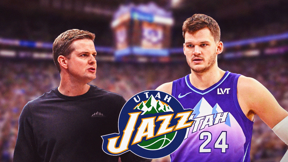 Walker Kessler, Will Hardy, Utah Jazz logo