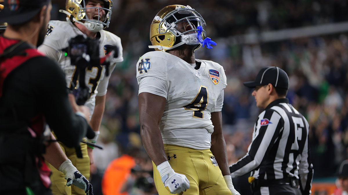 Notre Dame football's Jeremiyah Love drops huge injury update for CFP final