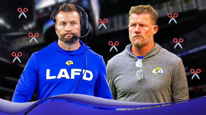 Rams head coach Sean McVay and general manager Les Snead may have to make the tough decision to cut a longtime leader.