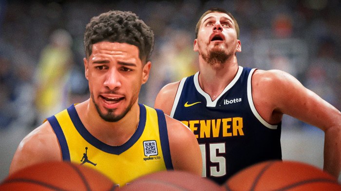 Tyrese Haliburton and Nikola Jokic