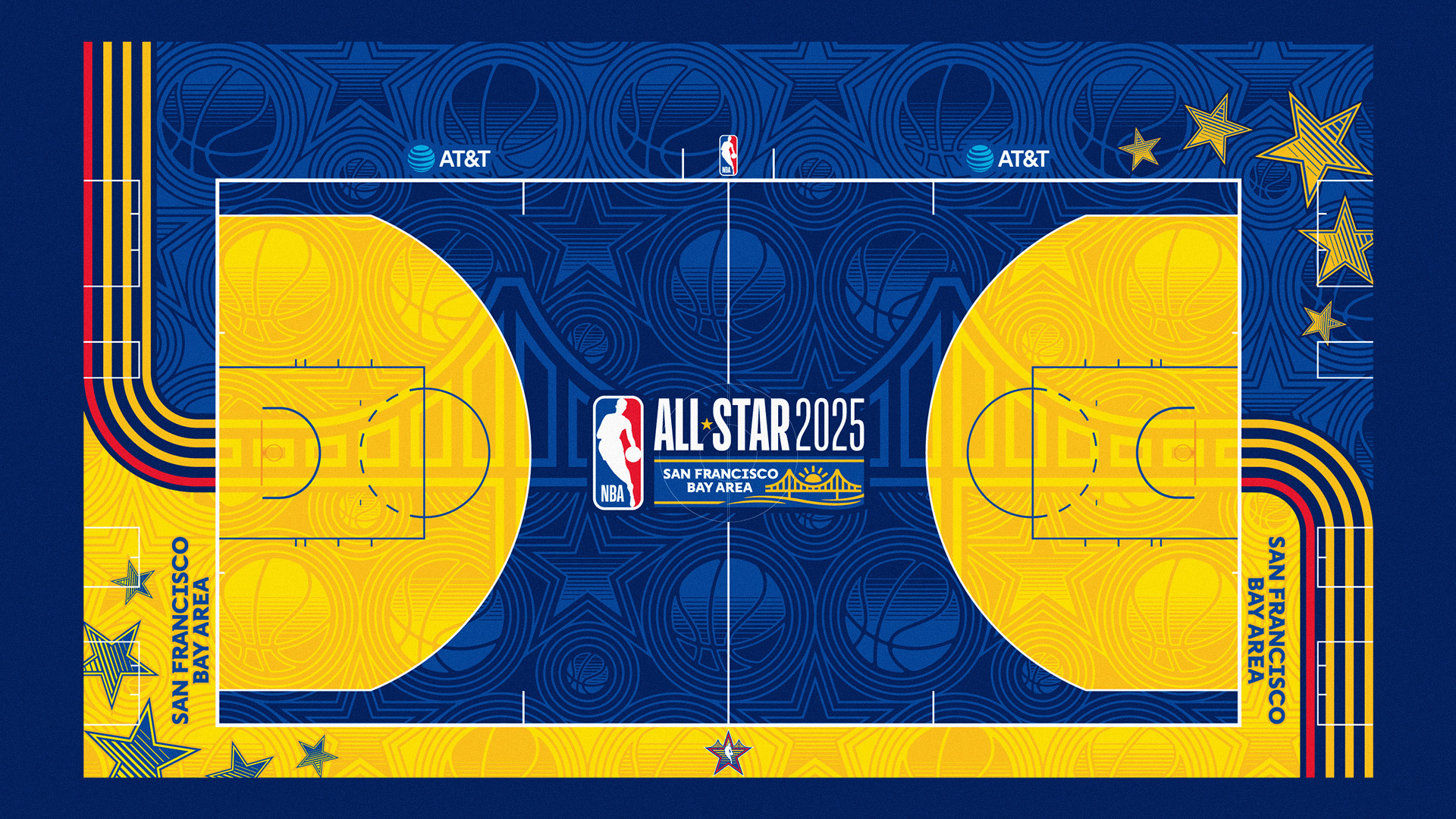 NBA reveals 2025 NBA AllStar jerseys and court