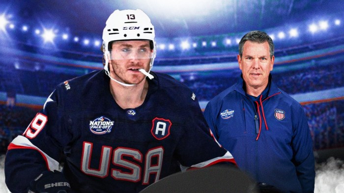 Matthew Tkachuk may or may not play against Team Sweden Monday night