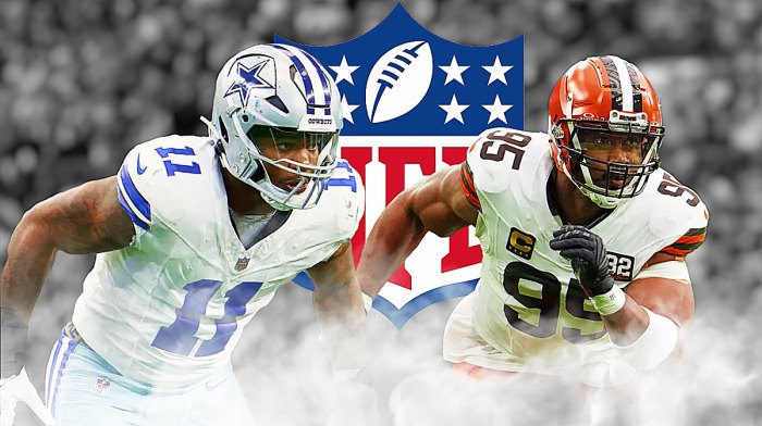 Superstars Myles Garrett (Cleveland Browns) and Micah Parsons (Dallas Cowboys) may be on the move during the NFL offseason