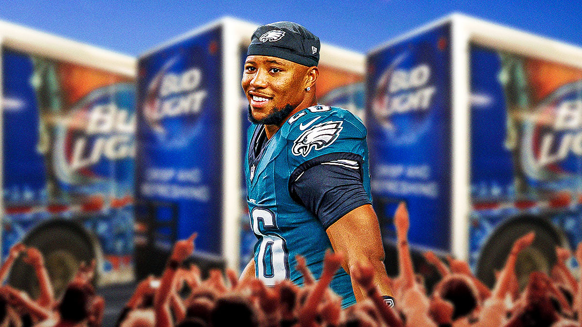 Philadelphia Eagles Sequin Barkley Gifts his Offensive Line Truckloads of Bud Light Beer