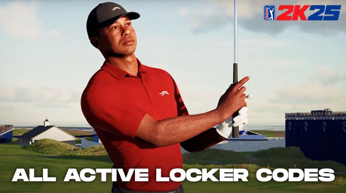 All Active Locker Codes for PGA Tour 2K25