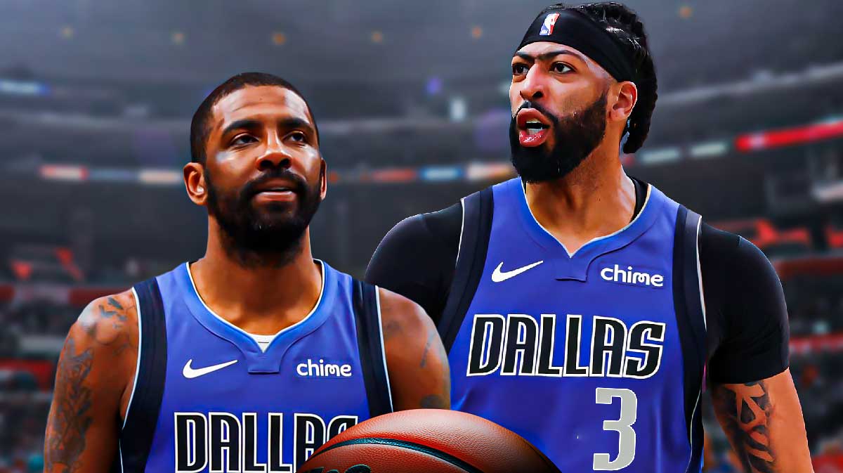 Mavericks Anthony Davis and Mavericks Kyrie Irving