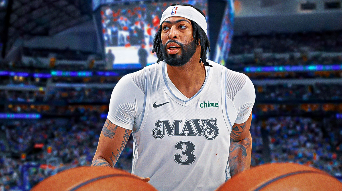 Anthony Davis in a Mavs jersey.