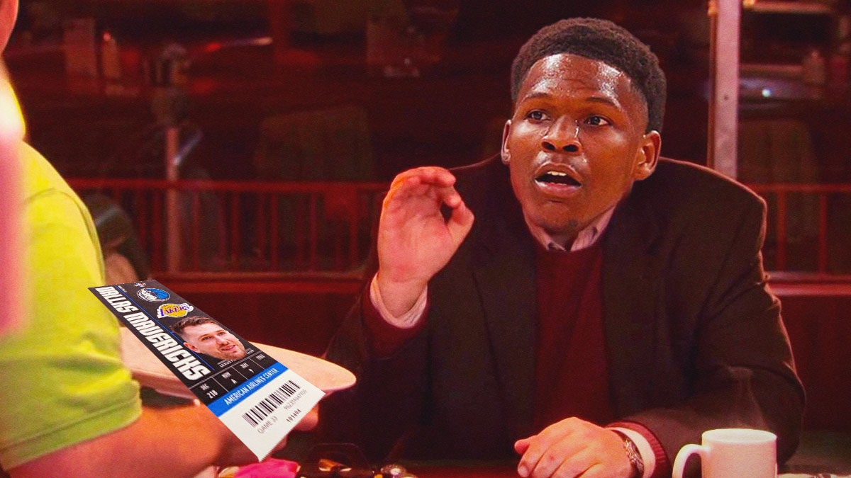 Anthony Edwards (Timberwolves) as Ron Swanson, Luka Doncic, Mavericks