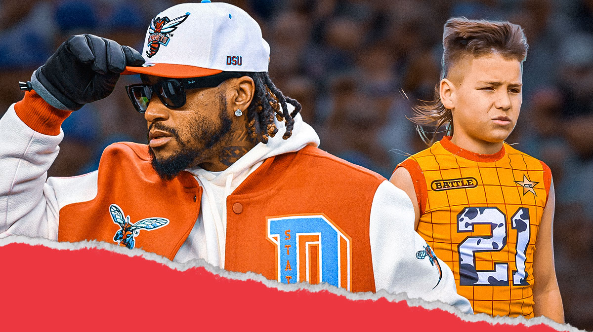 DeSean Jackson has made headlines for offering Madden San Miguel, better known as 'Baby Gronk' a verbal scholarship to Delaware State.