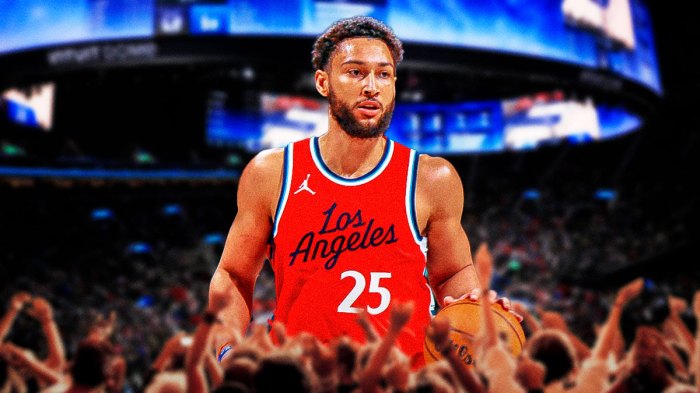 Photo: Ben Simmons in action in Clippers jersey