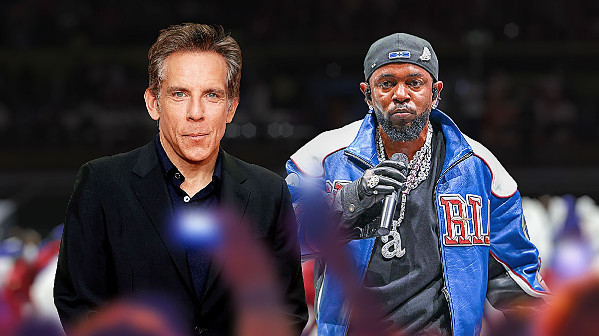 Ben Stiller and Kendrick Lamar.