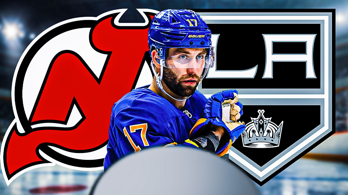 Jason Zucker. Devils logo. Kings logo. Question marks all over.