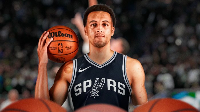 Bucks, Spurs, Patrick Baldwin Jr., Patrick Baldwin Jr. trade, Kyle Kuzma trade, Patrick Baldwin Jr. in Spurs uni, Spurs arena in the background