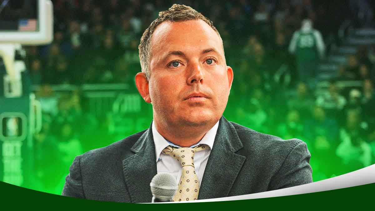 Jon Horst (Bucks GM) looking serious