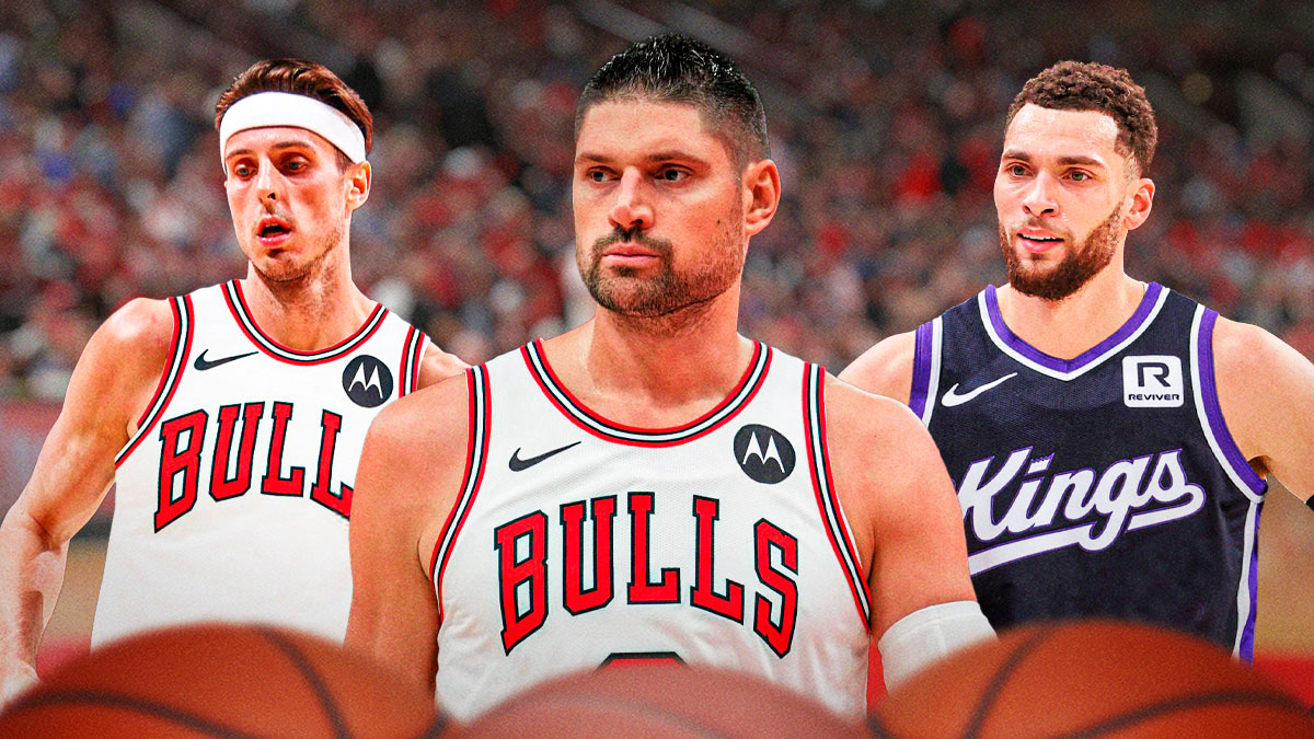 Bulls' Zach Collins and Nikola Vucevic and new Kings guard Zach LaVine