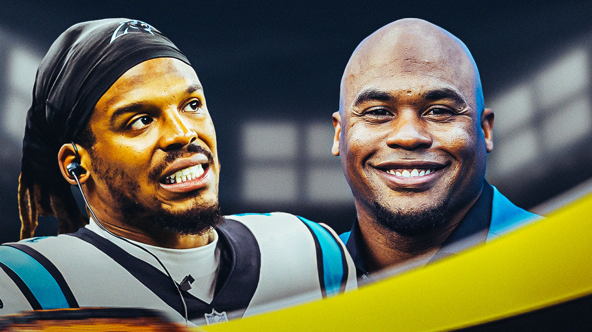 Cam Newton and Steve Smith Sr.