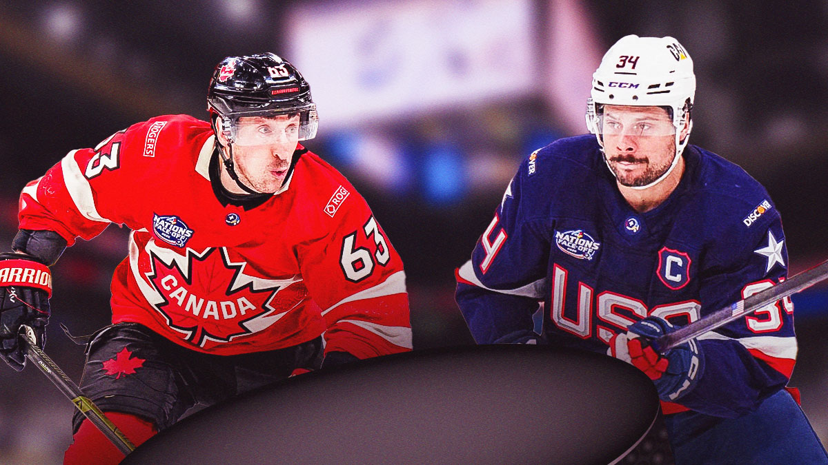 Team Canada star Brad Marchand praises Team USA before 4 Nations Final.