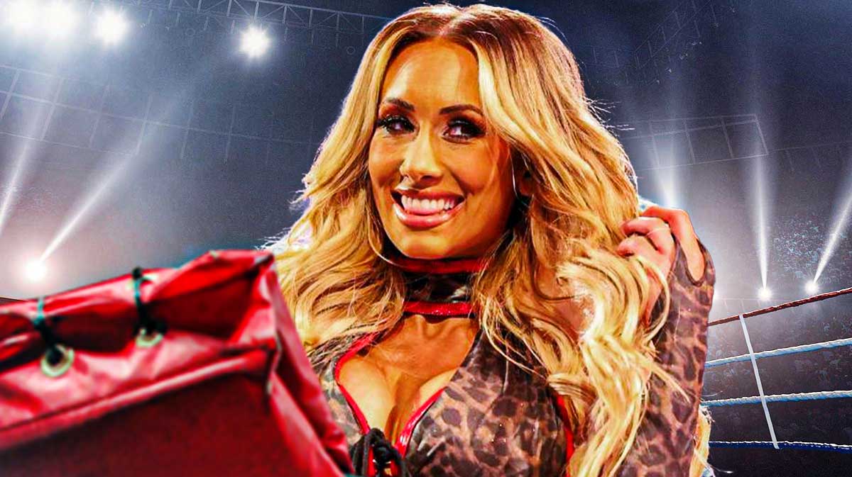 Carmella, whose WWE contract reportedly expired, which caused her subsequent exit from the company.
