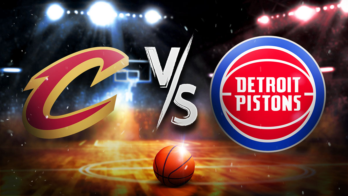 Cavaliers Pistons prediction, NBA odds
