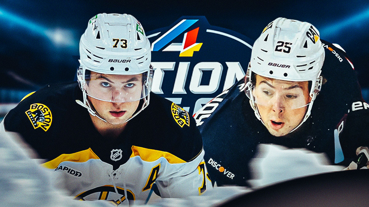 Charlie McAvoy in Bruins, Team USA jerseys