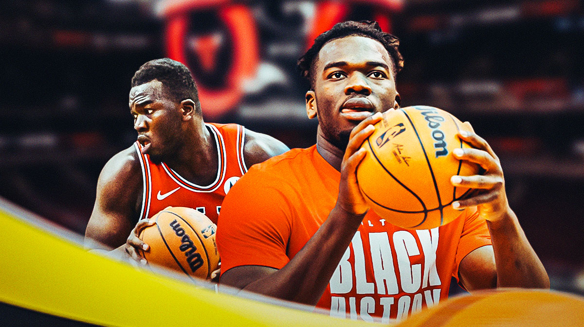 Bulls, Adama Sanogo, Adama Sanogo injury, Adama Sanogo Bulls, Bulls roster, Adama Sanogo in Bulls uni, Bulls arena in the background