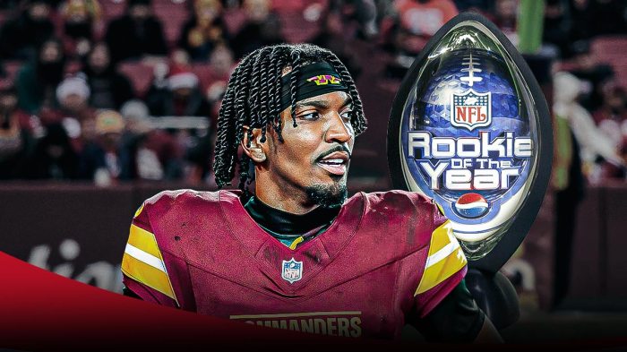 Commanders rookie QB Jayden Daniels got bombarded with online praise after his latest win.